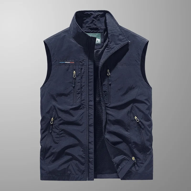 Cazor | Multi-Pocket Breathable Utility Vest