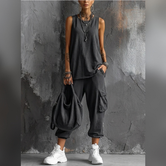 Valentina | Casual Two-Piece Set with Pockets