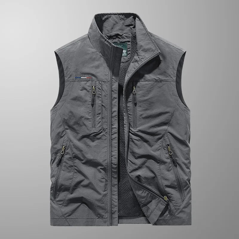 Cazor | Multi-Pocket Breathable Utility Vest