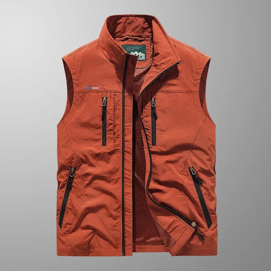 Cazor | Multi-Pocket Breathable Utility Vest