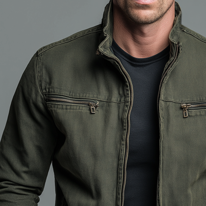 Carter | Vintage jacket with a zipper