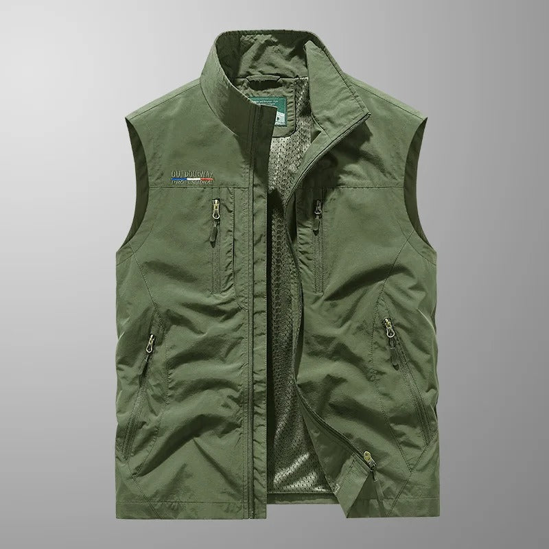 Cazor | Multi-Pocket Breathable Utility Vest