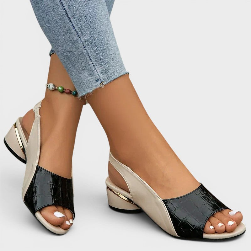 Claire | Low-heeled sandals