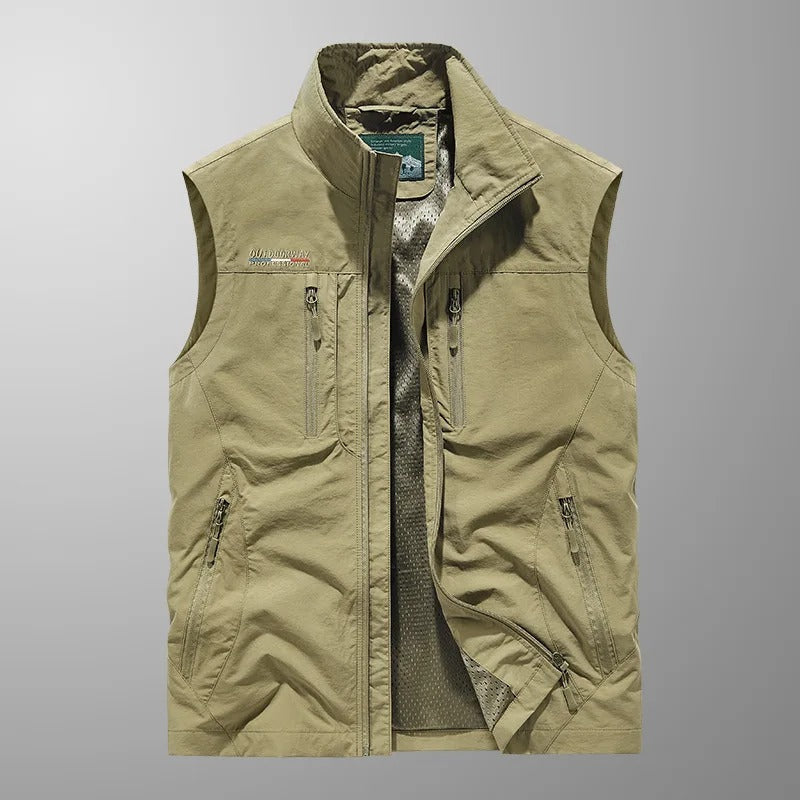 Cazor | Multi-Pocket Breathable Utility Vest