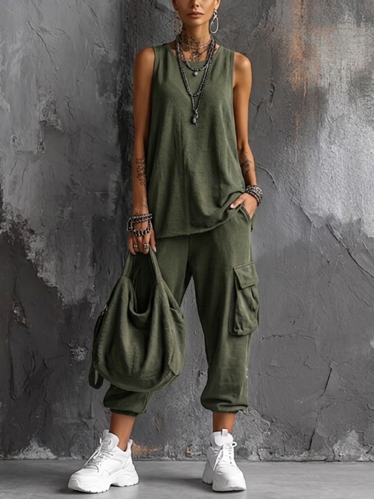 Valentina | Casual Two-Piece Set with Pockets