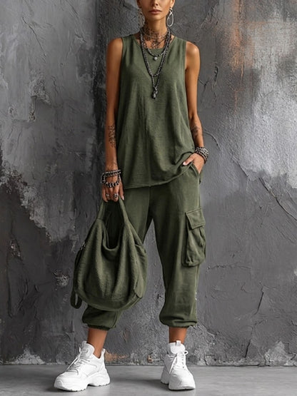 Valentina | Casual Two-Piece Set with Pockets